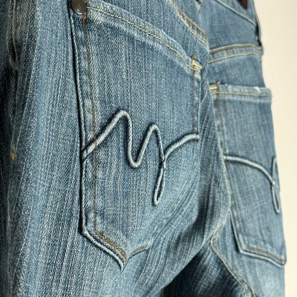 Mossimo Jeans Womens Bootcut 6 Blue Premium Denim Classic Cowgirl - Picture 11 of 11